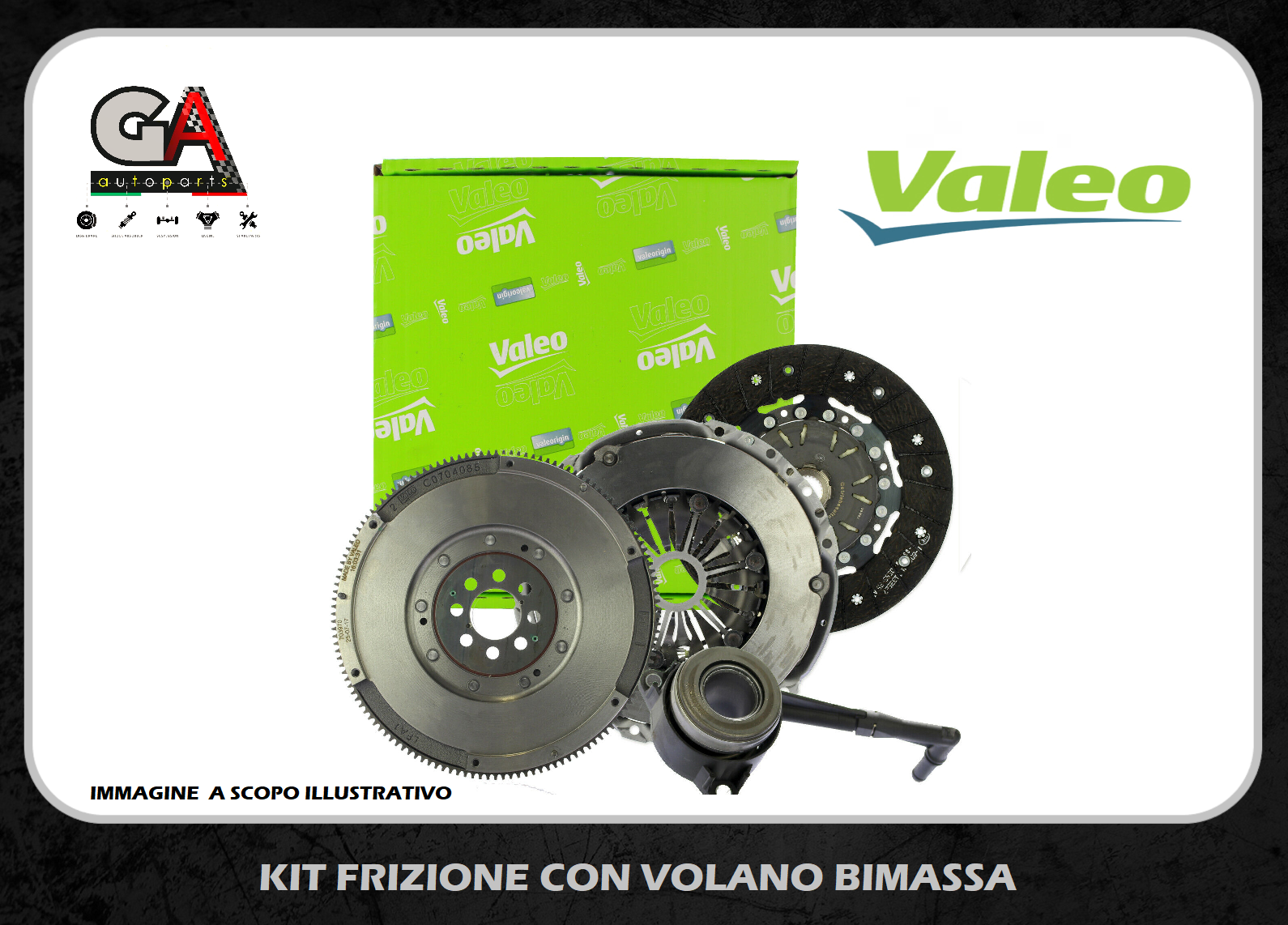 KIT FRIZIONE E VOLANO BIMASSA - FIAT - OPEL - 1.9 DIESEL - 120CV