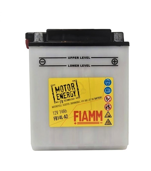 FIAMM FB14L-A2 - Batería Moto Fiamm 12V 14Ah 180A CCA