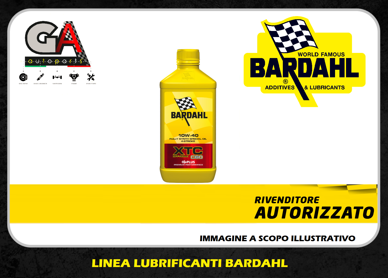 1LT Olio motore MOTO Bardhal XTC OFF ROAD C60 10W40 351041