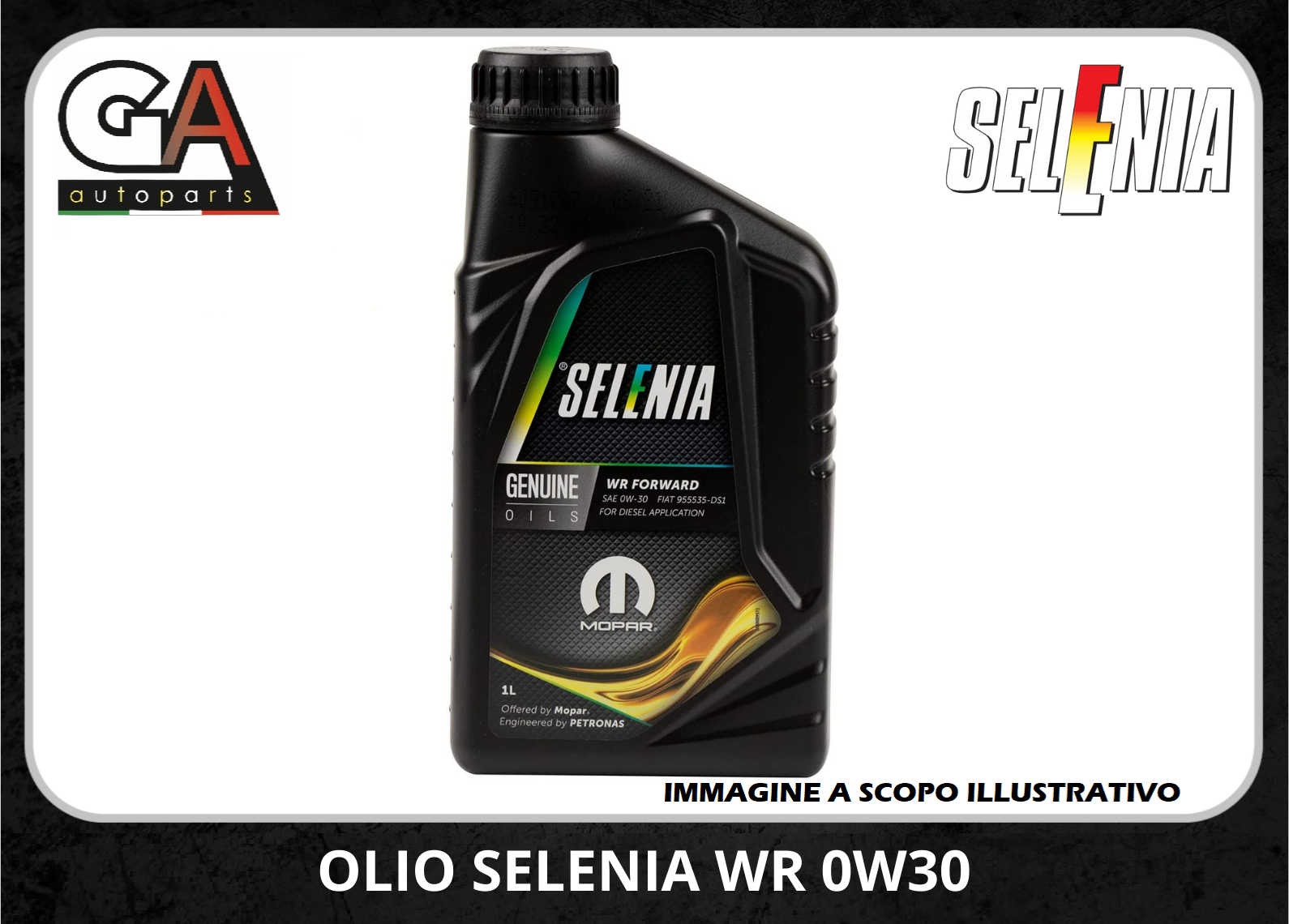 Selenia Olio Motore Originale 0W30 WR Forward C2 Diesel Euro 6 Multije –  Ricambi Auto 24
